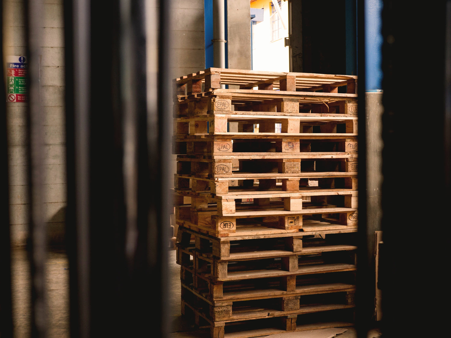 Stack of pallets