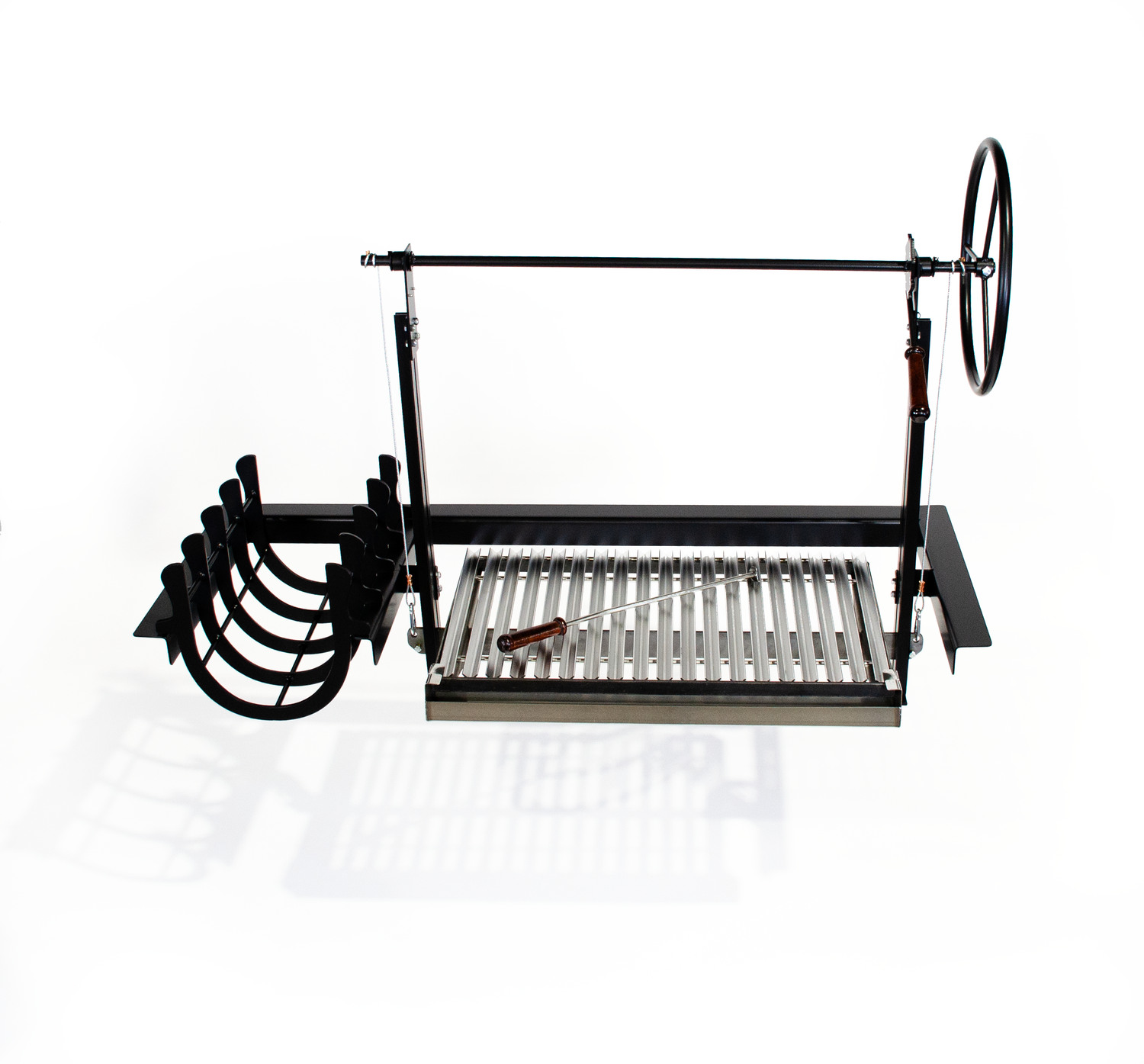 Parrilla with side Brasero - Engelbrecht- Craftsmen Built Wood Fired Grills