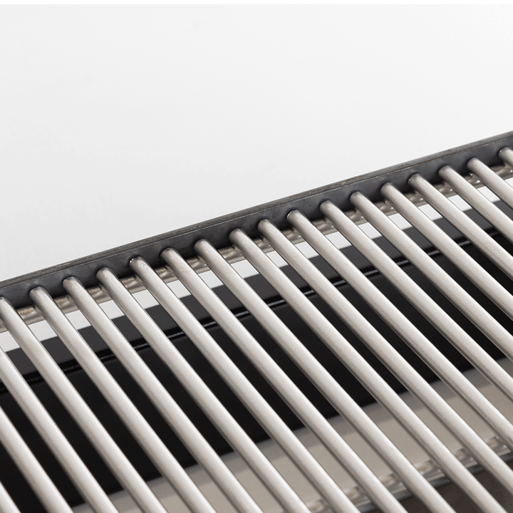 Closeup of Stainless Steel cooking grate