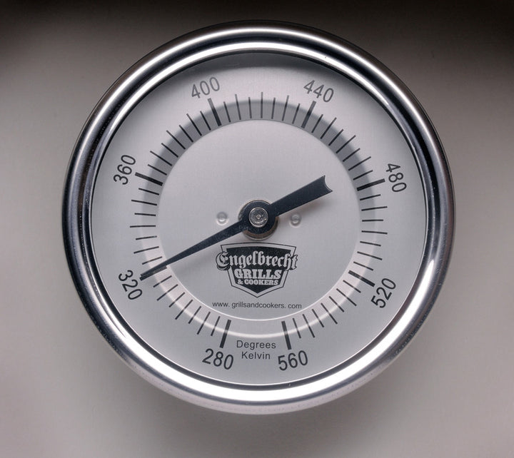 Kelvin BBQ and Grill Thermometer on white background